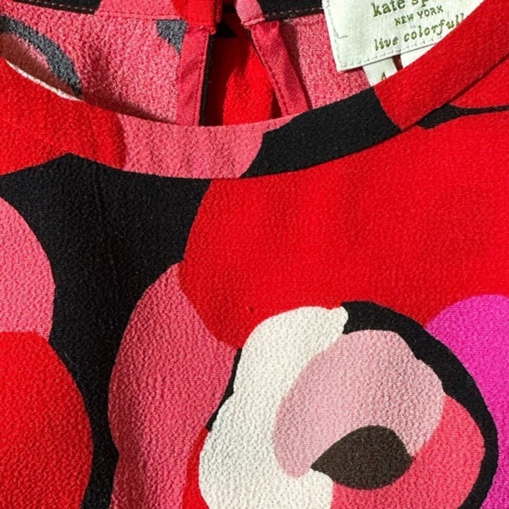 🌟 Kate Spade Deco Rose Peplum Sz S - Picture 8 of 8